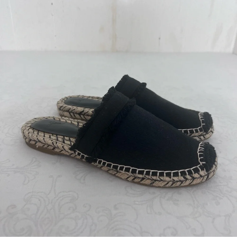 JOIE CAIN FLAT ESPADRILLE SLIP ON SANDALS SIZE 39
